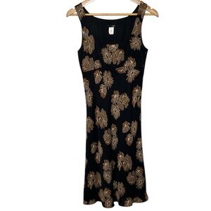 J. Crew Vintage Y2K Silk Floral Sleeveless Dress Size 2